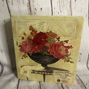 Vintage Art Floral Kathryn White 2004 Photo Album  4x6 200 Photos Brand New